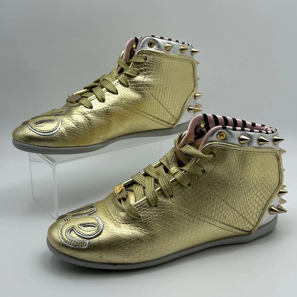 Melody‎ Ehsani Reebok Love Betwixt Mid Gold Python Spiked High Top  8 Streetwear